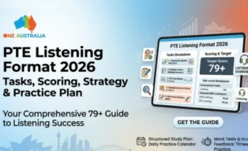 PTE Listening Format 2026: Tasks, Scoring, Strategy & Practice Plan 79+ Guide