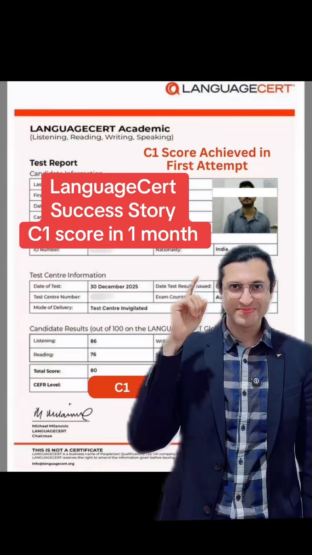 One Australia Group student success story