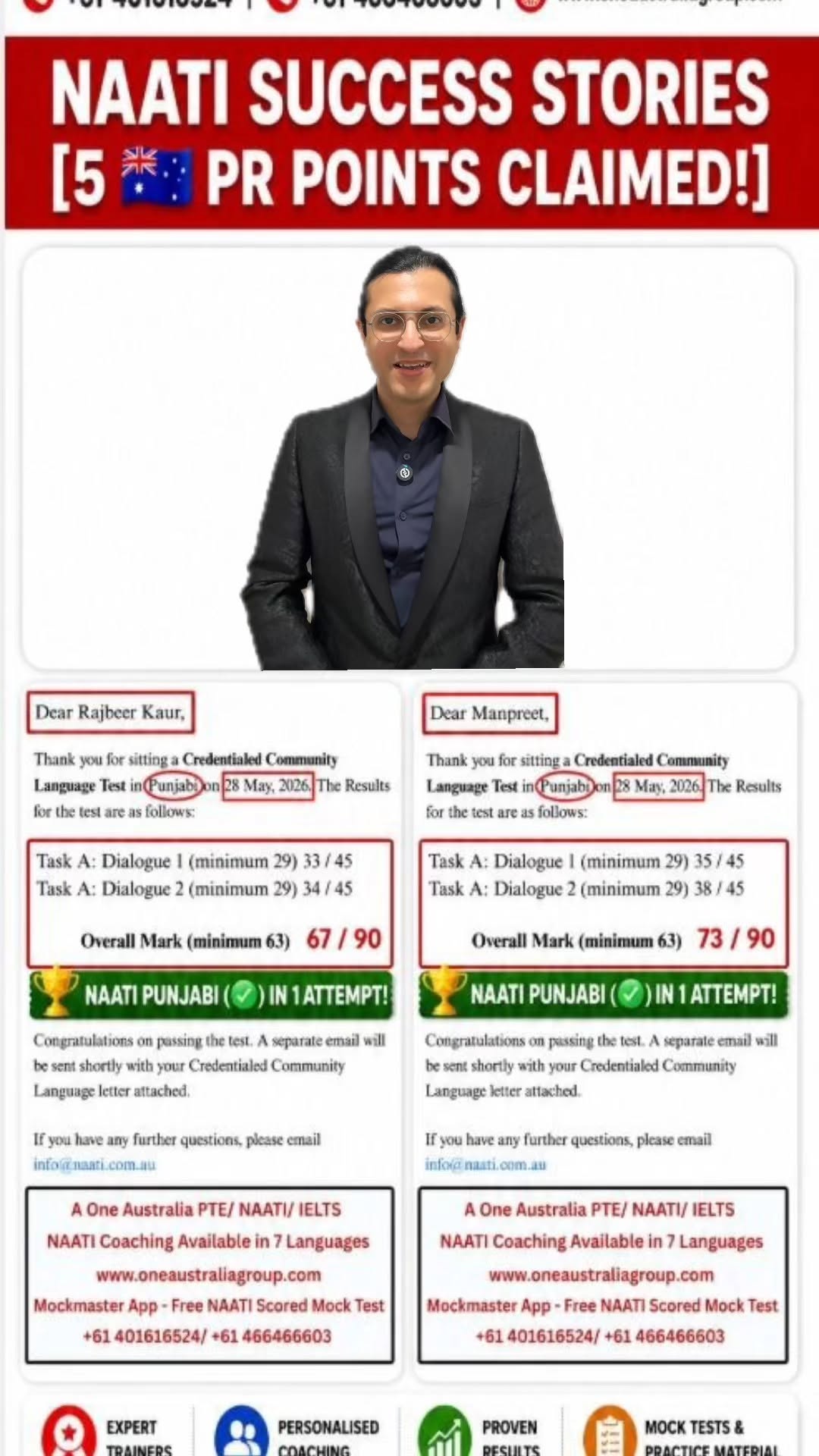 One Australia Group student success story