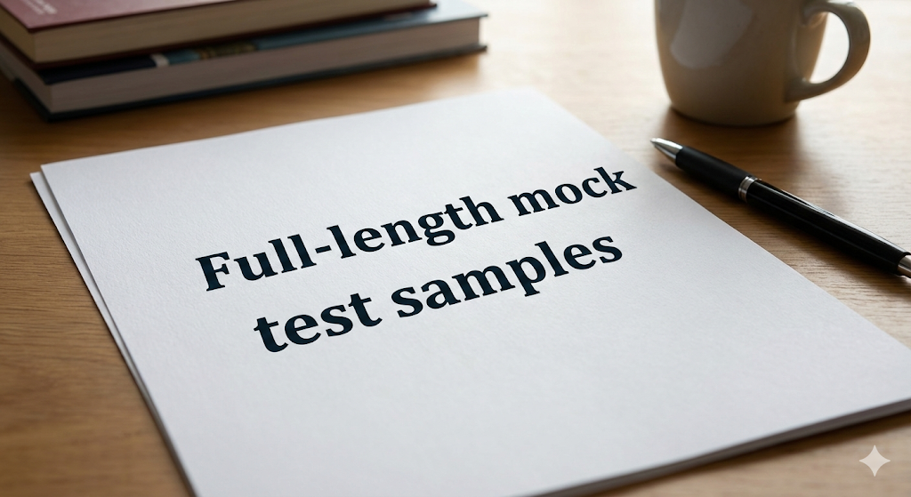 Full-length Mock Test Samples